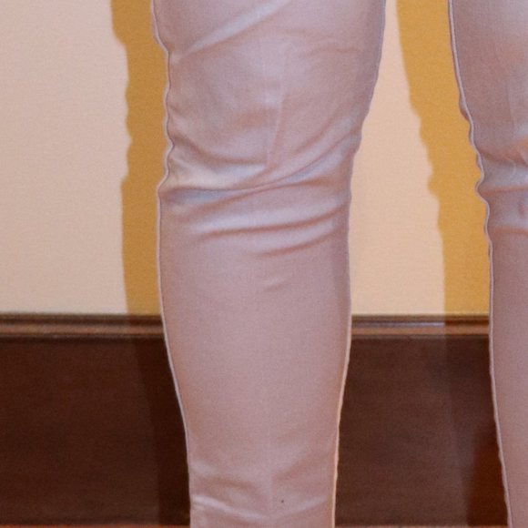 Beige Ankle-cut Dress Pants - Picture 3 of 3
